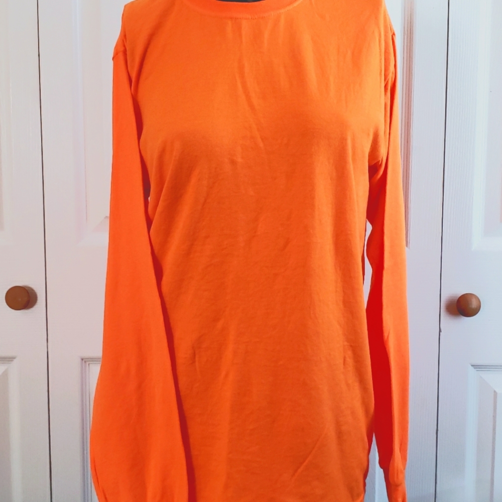 Mens Fruit of the Loom long sleeve cotton tsh